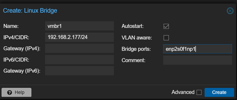 configure ceph bridge