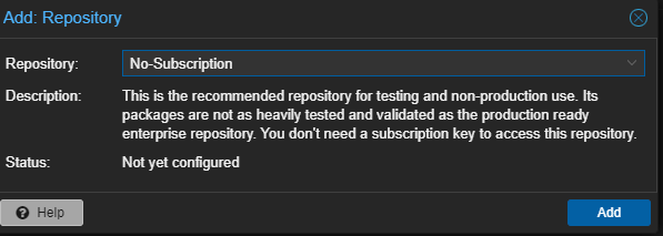 proxmox no sub