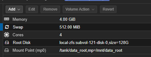 zfs lxc mountpoint