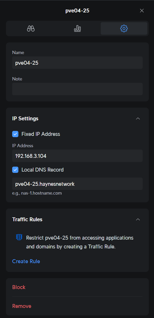 configure ip for 25Gbe