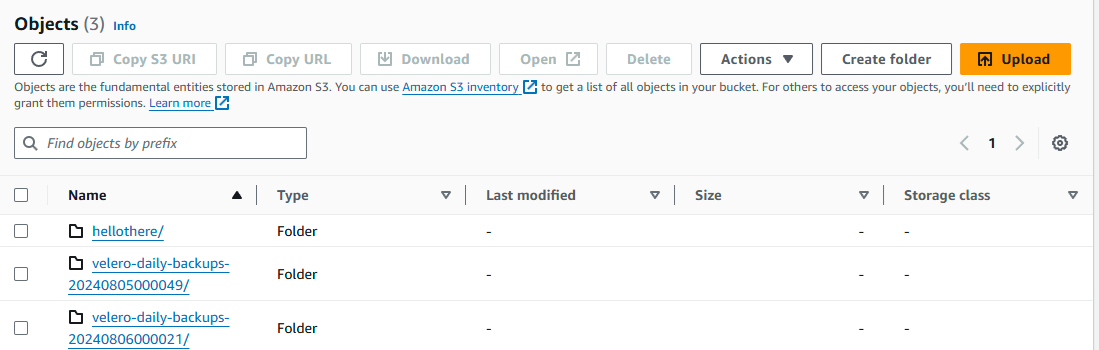 s3 automated backup